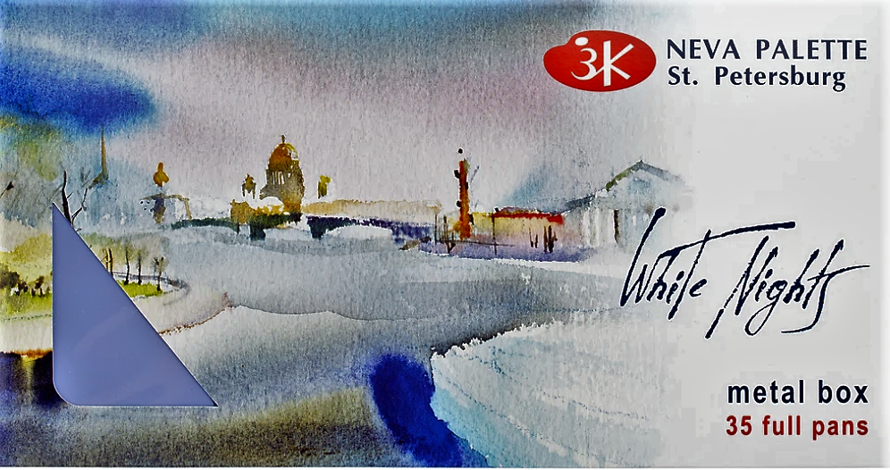 Neva Palette White Nights Watercolours – Monet's Art Supplies