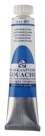 Talens Extra Fine Gouache Light Blue Cyan 20 ml