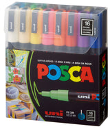 Posca Markers - Classic Colours - 8 & 16 Pen Sets - Medium & FIne Tips