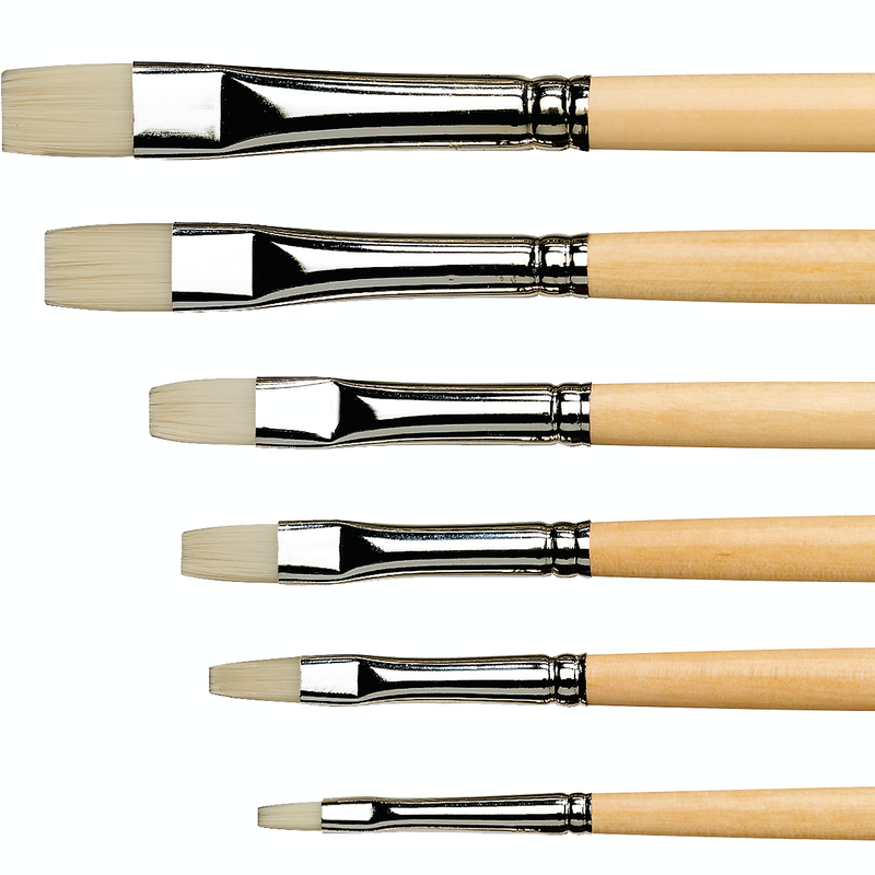 Top Acryl Flat Bright Paint Brushes