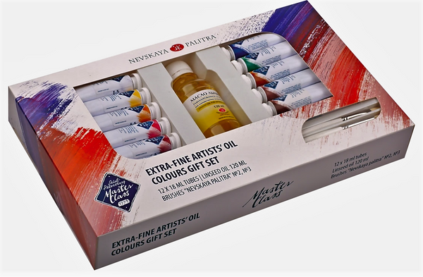 Master Class Oil Artists' Colours Gift Set of 12