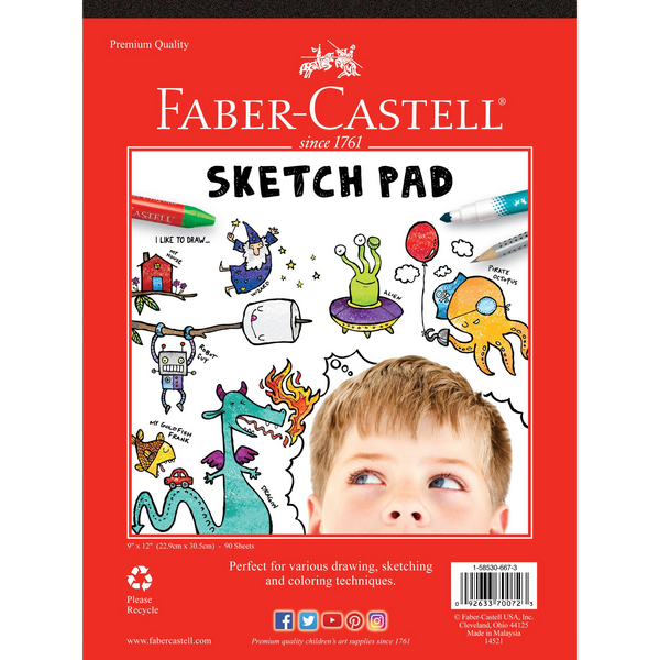 Faber-Castell Kid's Sketch Pad 9" x 12"